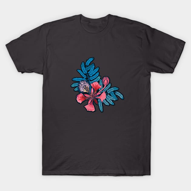 Poinciana tropical madness T-Shirt by sketchbookjo